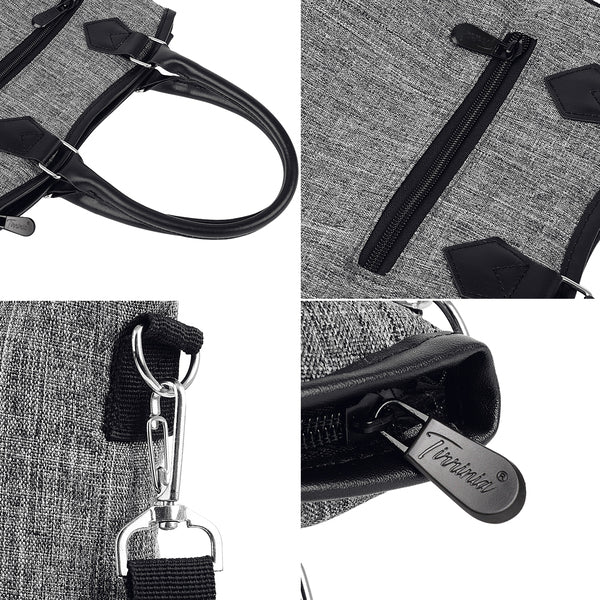 Grey 2 Bottle Wine Gift Tote