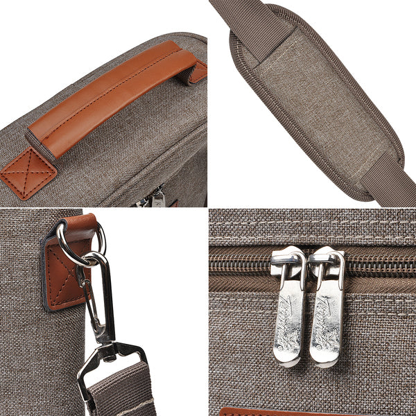 Khaki 2 Bottle Wine Carrier