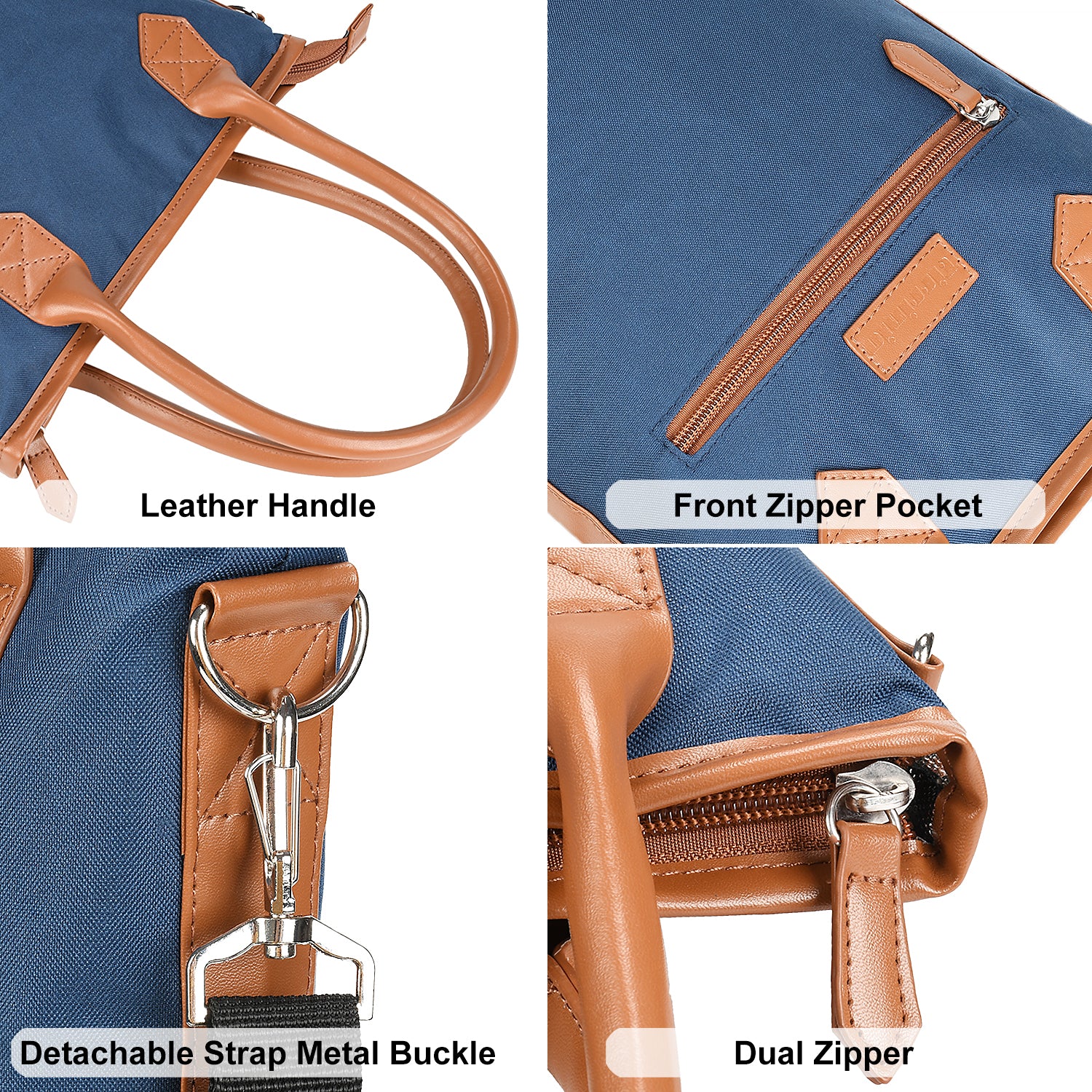 Blue 2 Bottle Wine Gift Bag