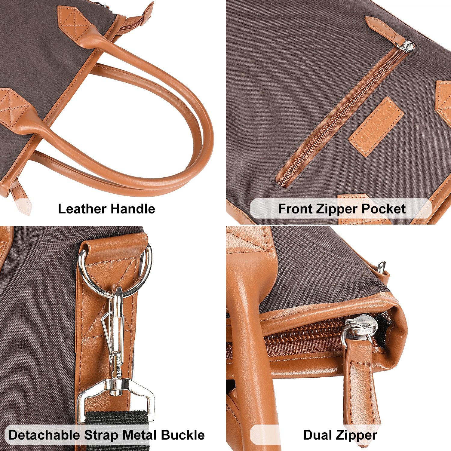 Brown 2 Bottle Wine Gift Bag