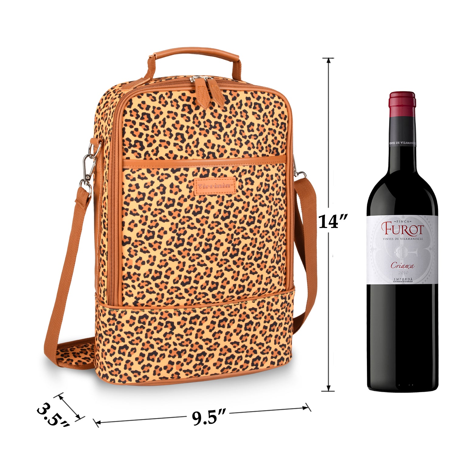 Cheetah 2 Bottle Wine Cooler Carrier
