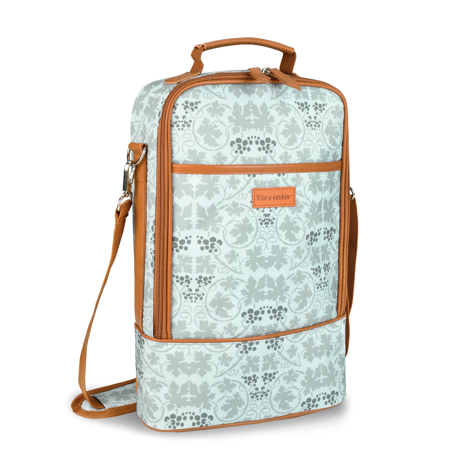 White Flower 2 Bottle Wine Cooler Carrier