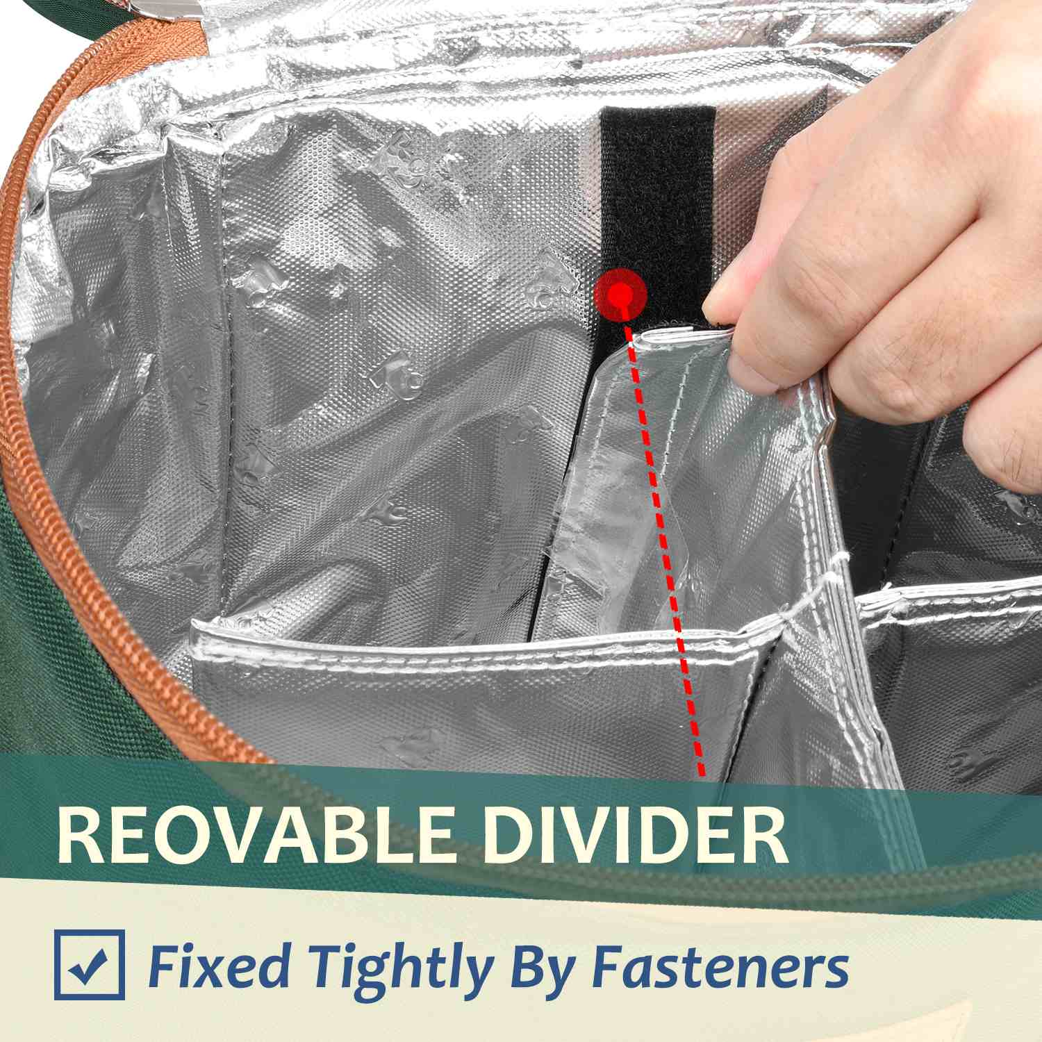 Green 4 Bottle Wine Bag