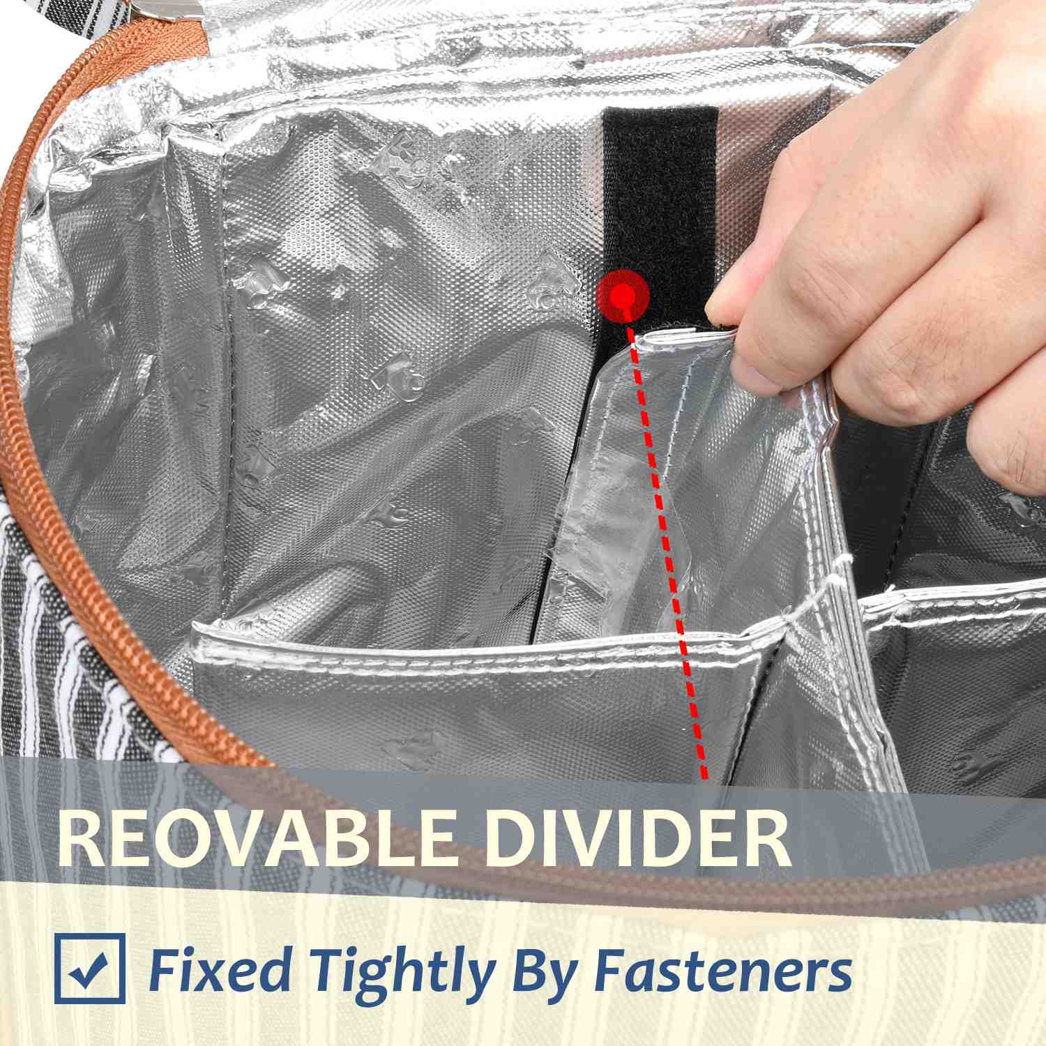 Black Stripe 4 Bottle Wine Bag