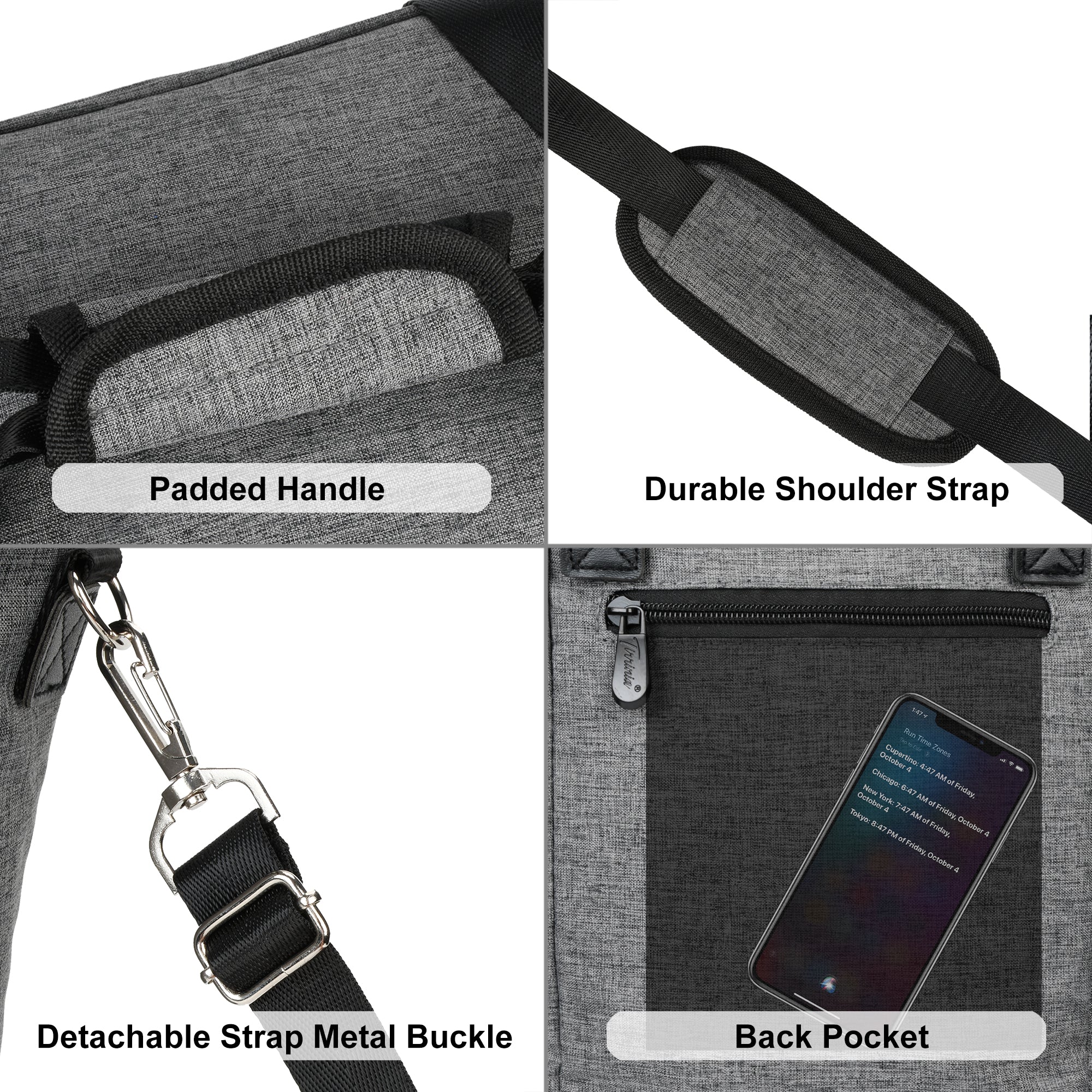 Grey 6 Bottle Wine Cooler Carrier