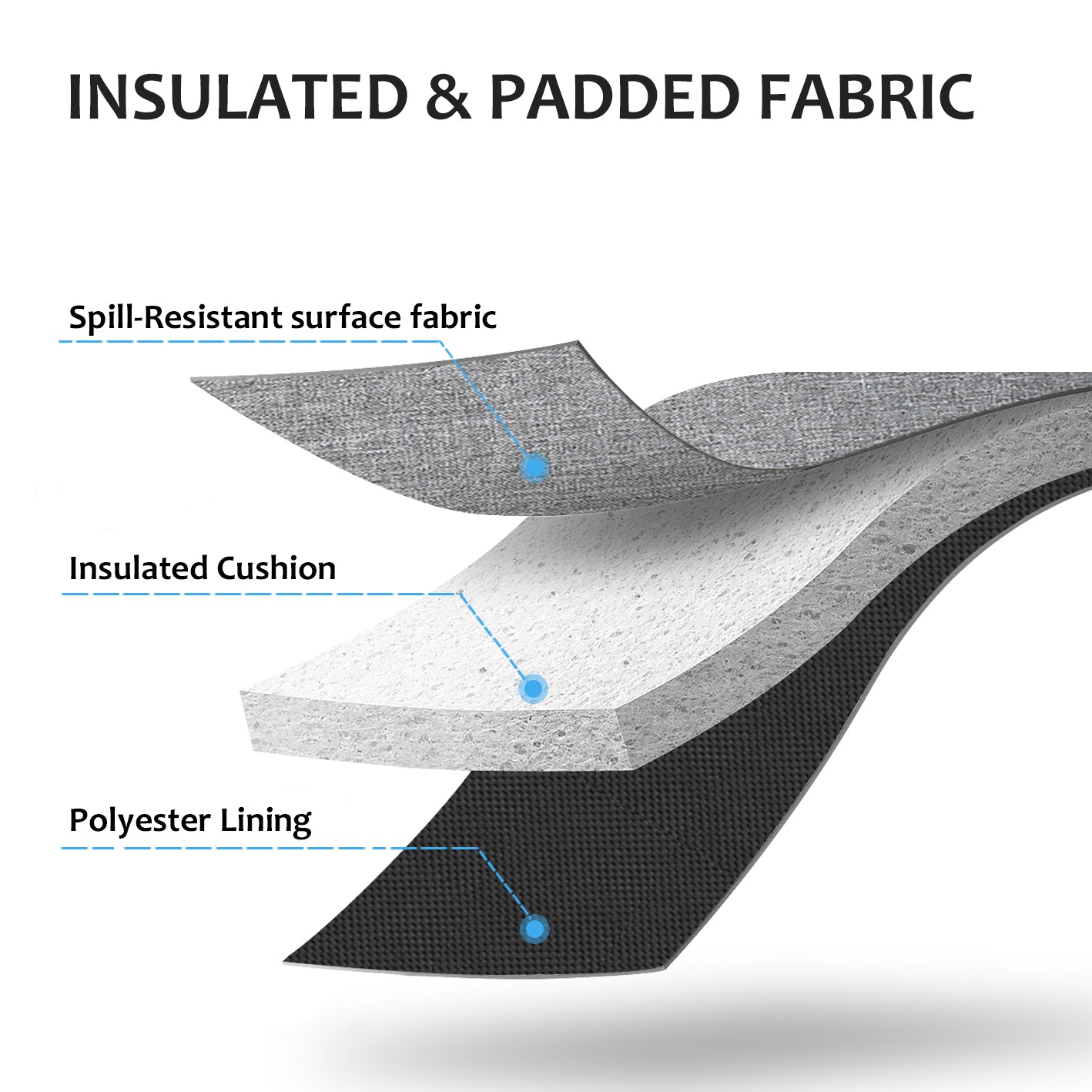 Grey Tote Bag with Hidden Dispenser