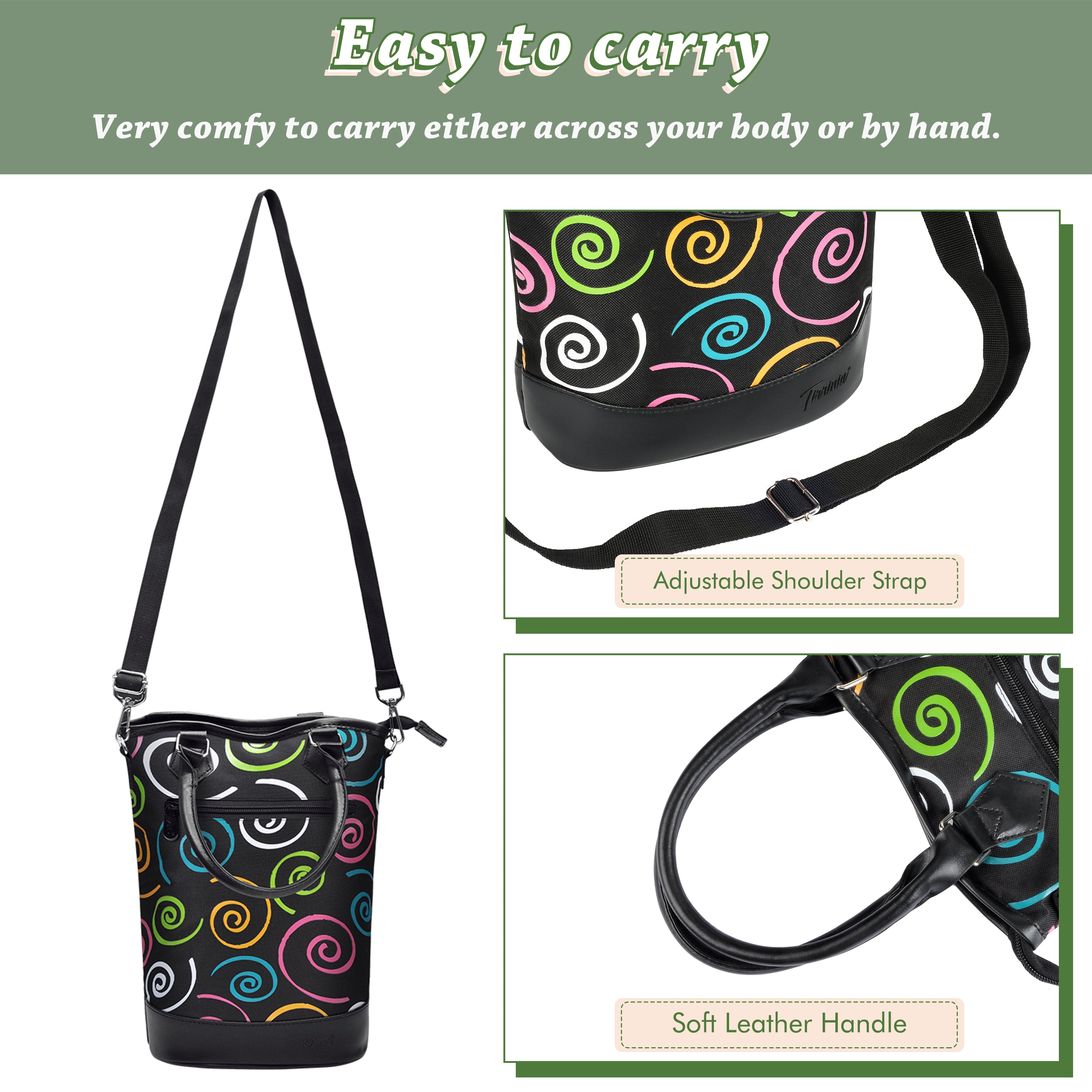 Spiral 2 Bottle Wine Gift Tote