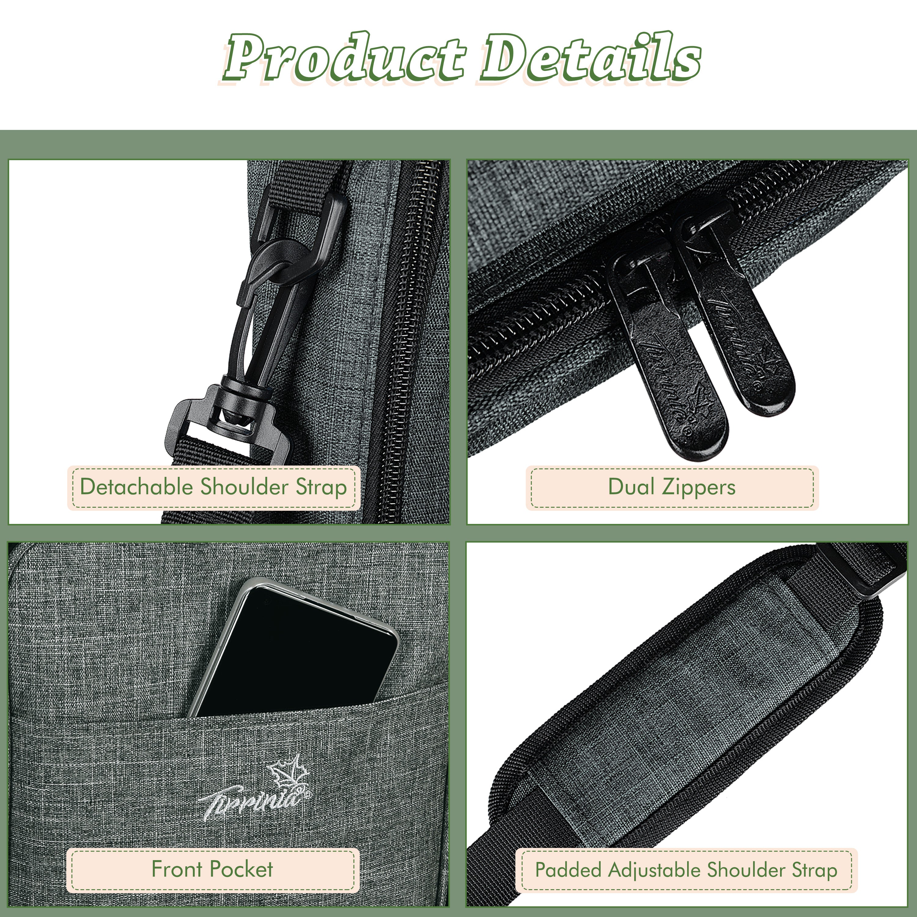 Charcoal 2 Bottle Wine Cooler Bag