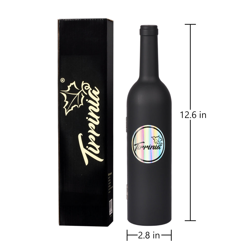 5 Pcs Deluxe Wine Accessory Gift Set Black
