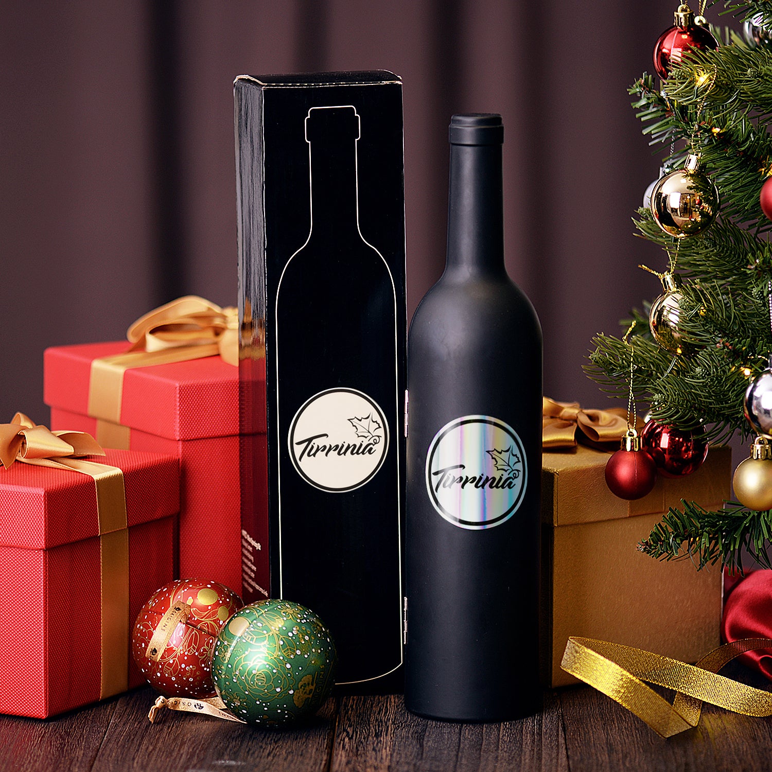 5 Pcs Deluxe Wine Accessory Gift Set Black