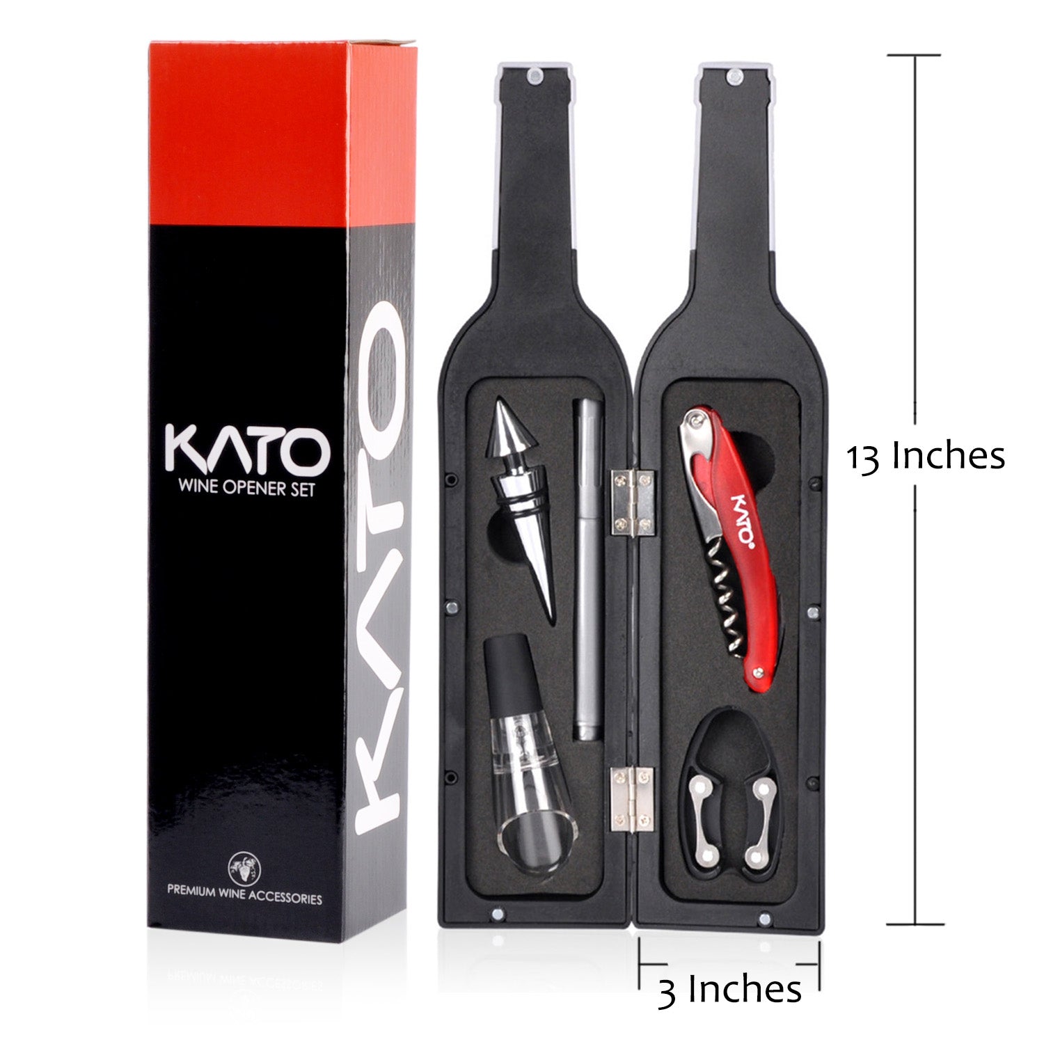 Grey Wine Bottle Opener Set 5 Pcs