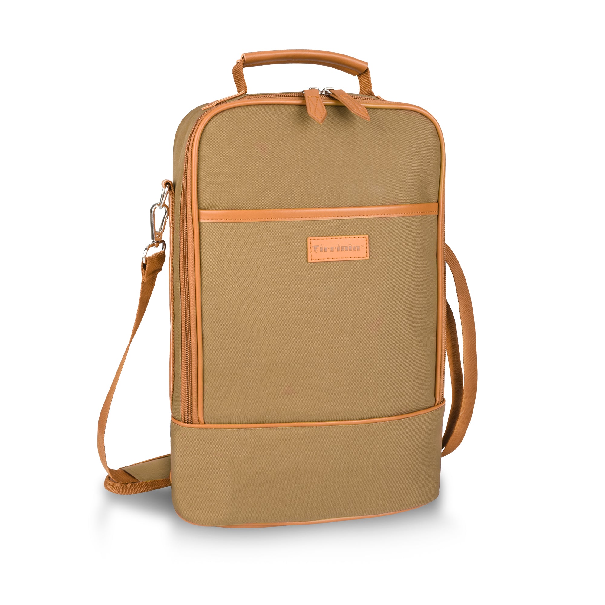Khaki 2 Bottle Wine Cooler Carrier