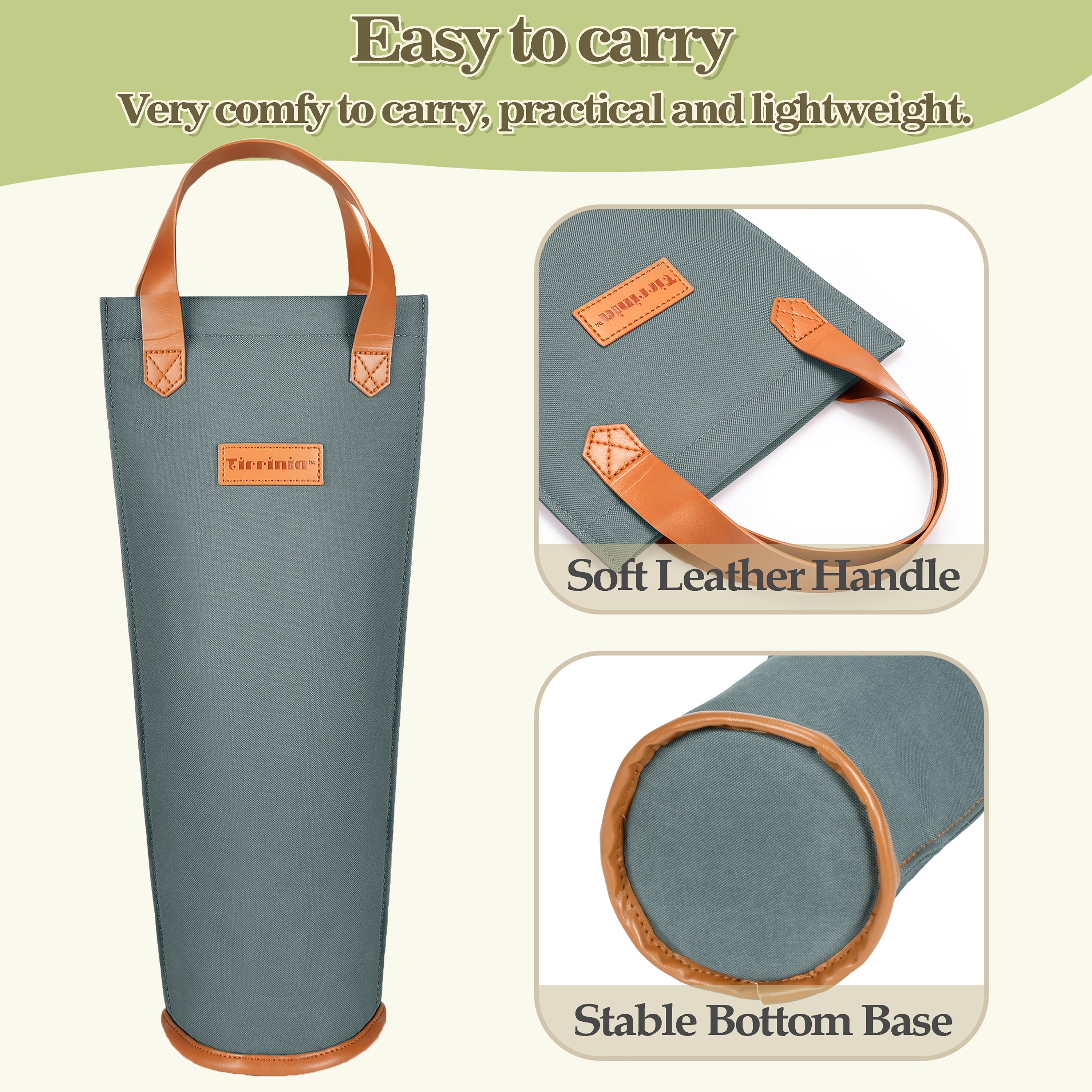 Grey Bottle Wine Tote Bag