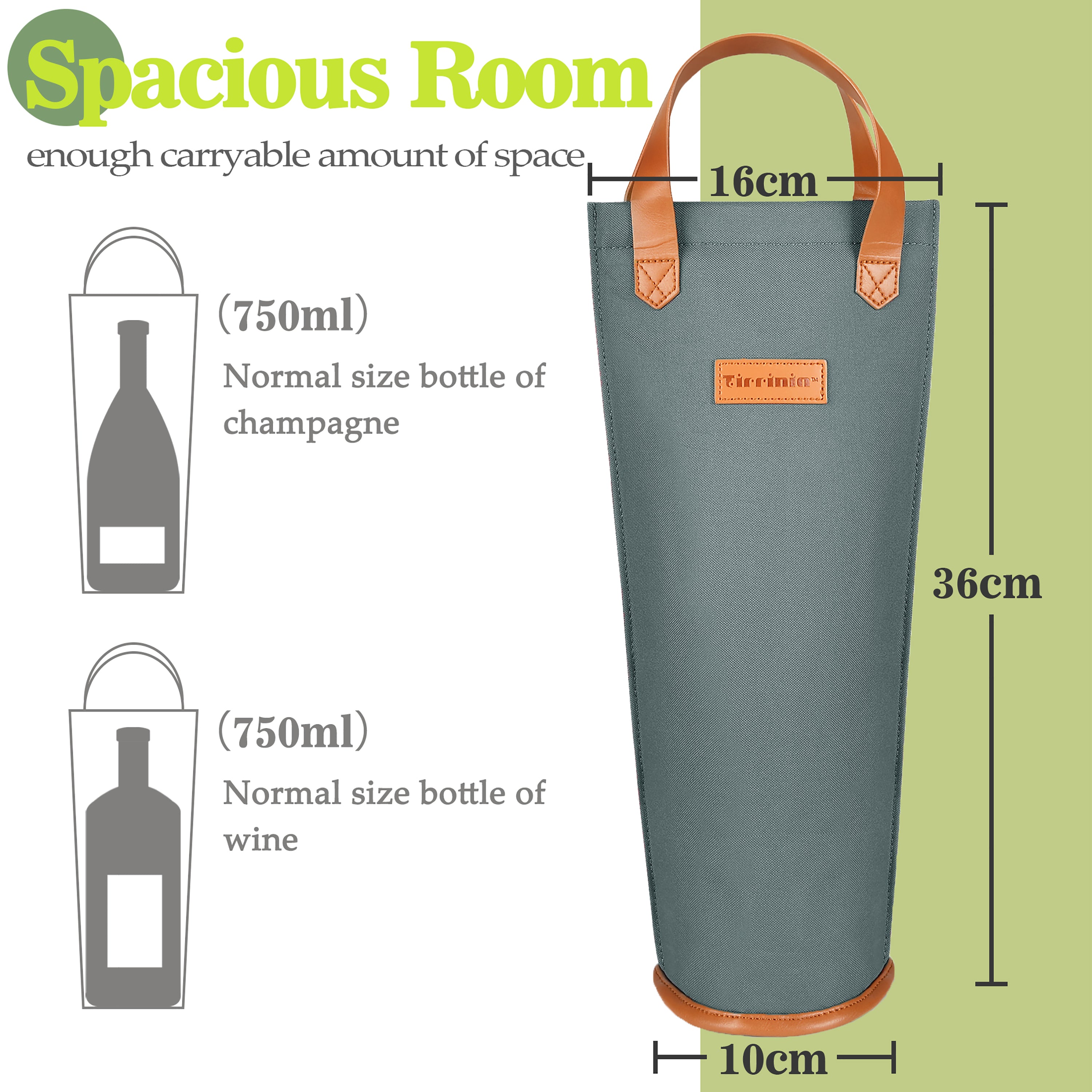 Grey Bottle Wine Tote Bag